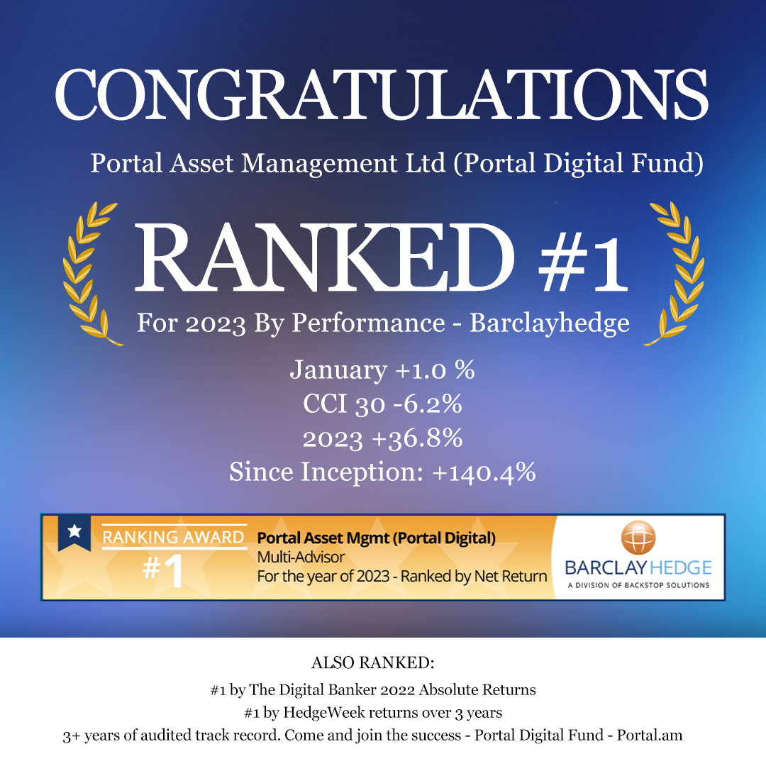 Portal Digital Fund –  Ranked #1 for 2023 by Performance